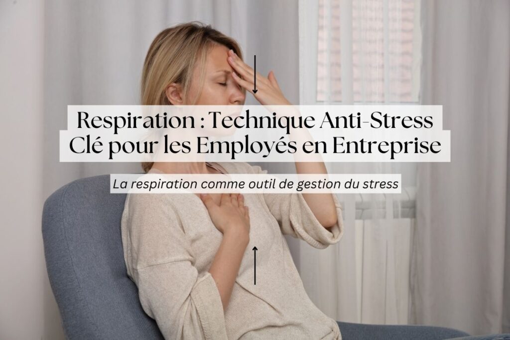 Un employé utilisant une technique de respiration pour gérer le stress au travail
