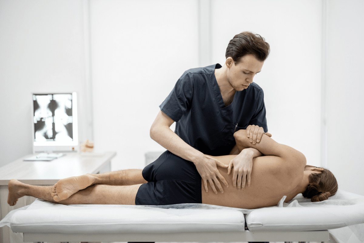 Thérapie manuelle utilisée pour activer la réponse parasympathique du système nerveux autonome. Thérapie manuelle pour réguler le système nerveux parasympathique et relâcher le stress corporel